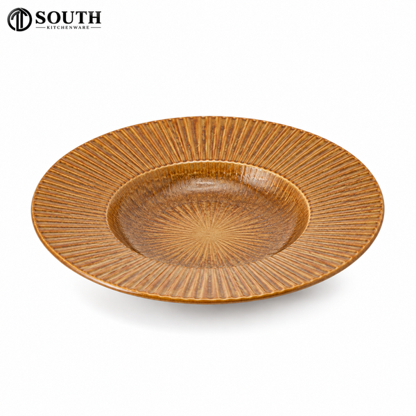 Đĩa pasta Rustic Brown 24cm South Kitchenware
