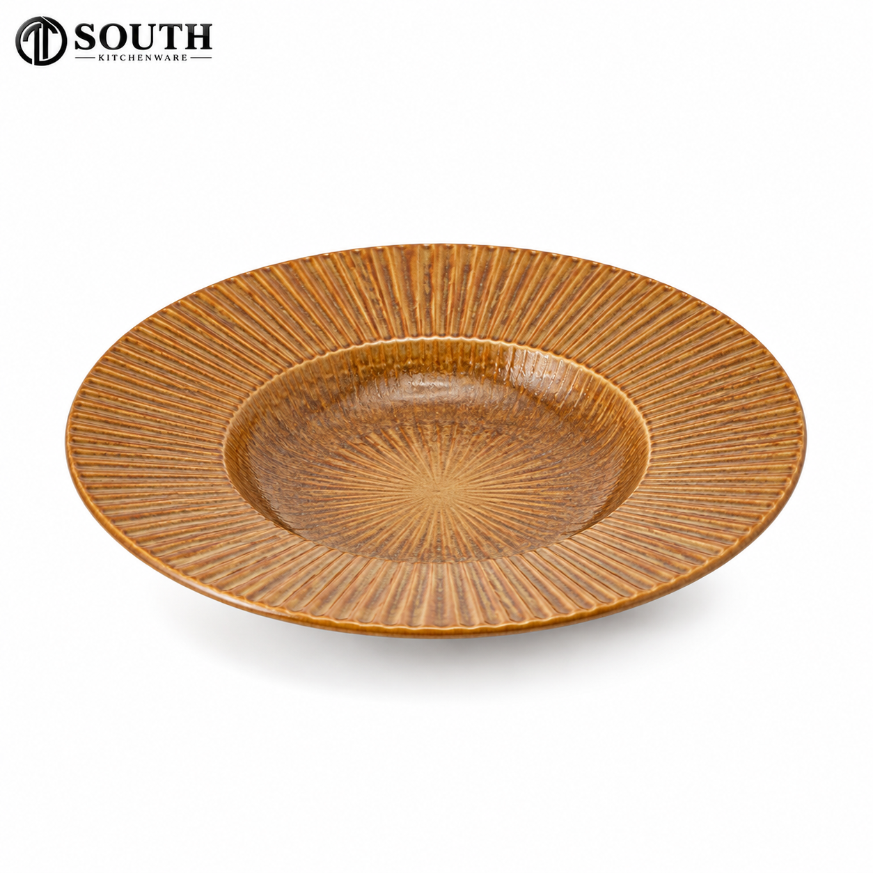  Đĩa pasta Rustic Brown 24cm 