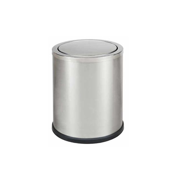 Thùng rác inox nắp lật HTIA36-H cho nhà hàng khách sạn
