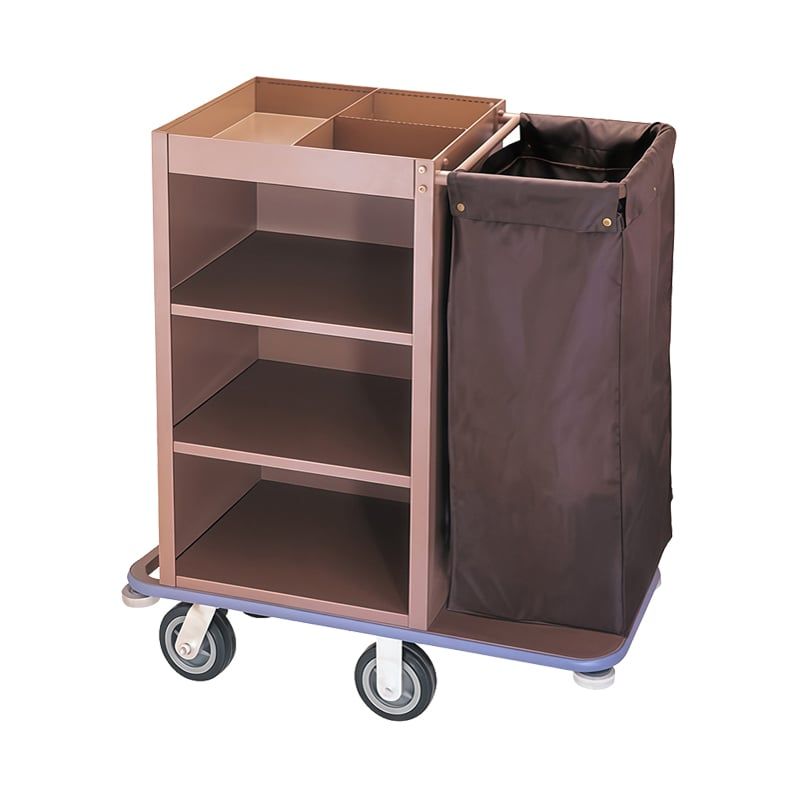  Xe dọn buồng phòng khách sạn thép sơn tĩnh điện – HTSX10-F 
