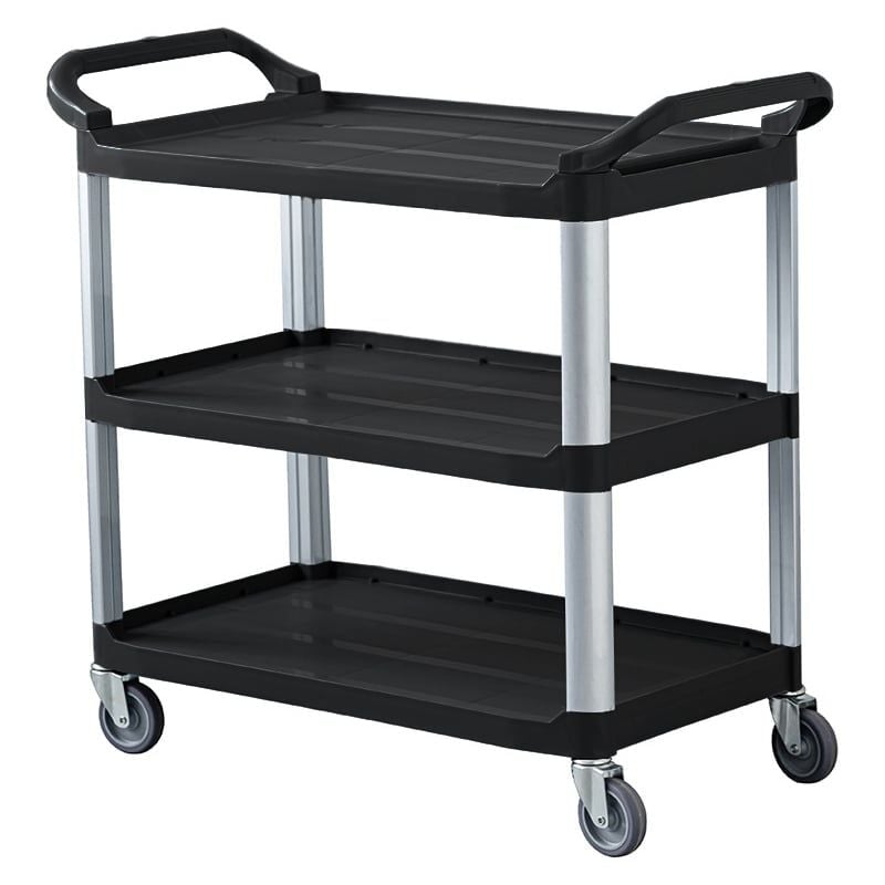  Xe đẩy đa năng 3 tầng cỡ nhỏ màu đen – HT08162D 