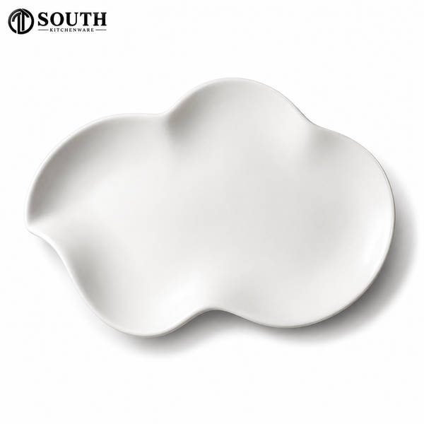Đĩa sứ hình mây Clouds trắng 30–40cm South Kitchenware