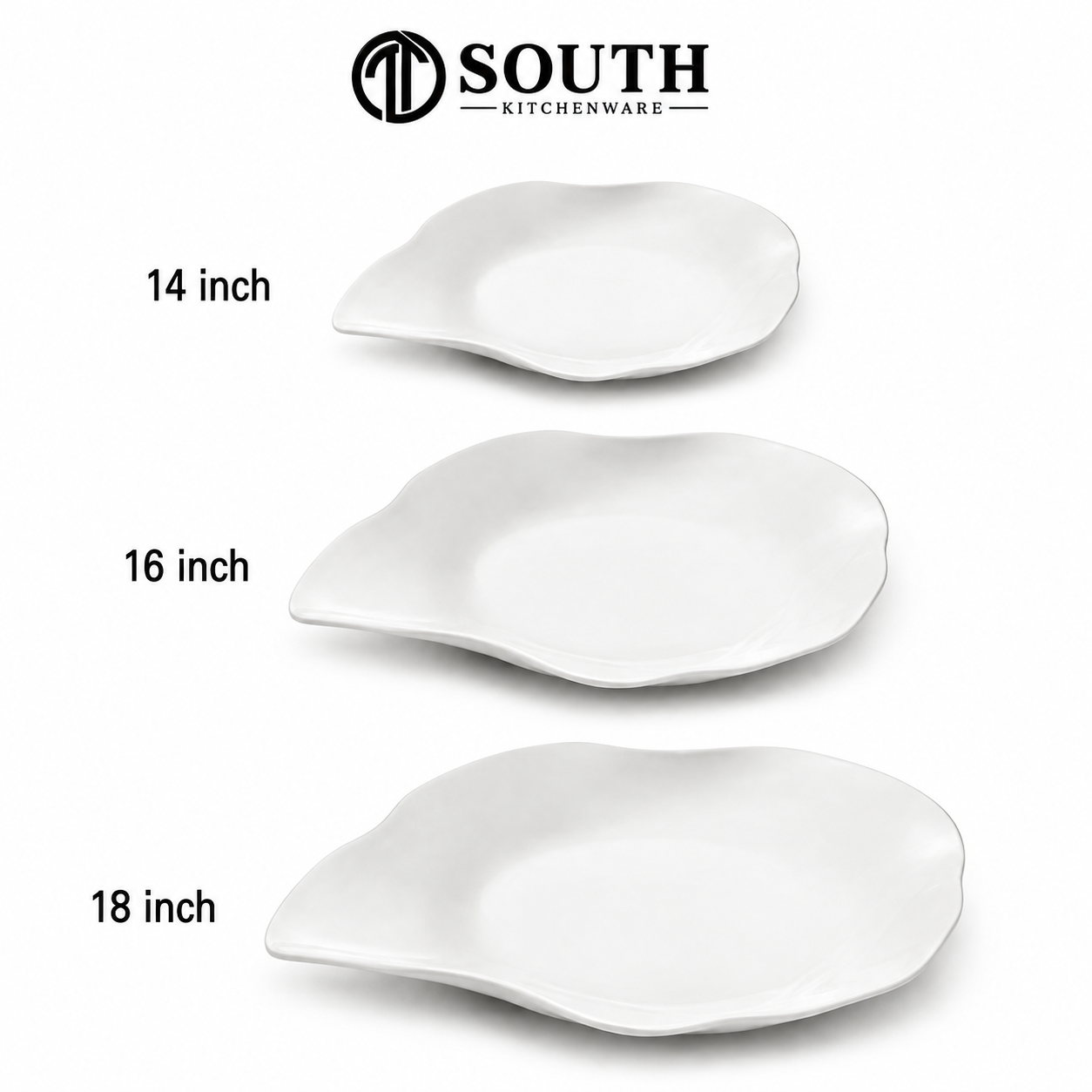  Đĩa lá sứ trắng nhà hàng khách sạn 