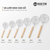  Vợt lưới inox cán gỗ 4 mắt 22–32cm 