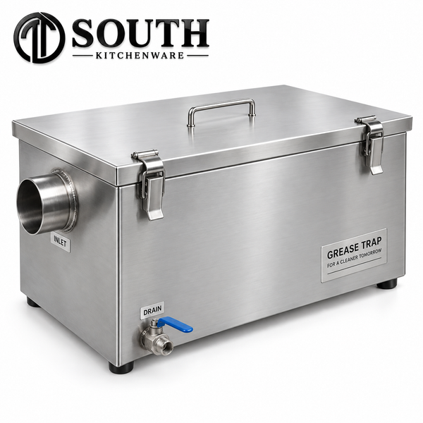 Bể tách mỡ công nghiệp South Kitchenware góc chéo