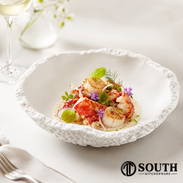 Thố sứ cong Coral 20.5cm Lacosa South Kitchenware