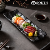  Đĩa sushi sứ đen mờ 33–43.5cm 