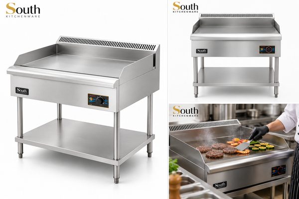 Bếp chiên mặt phẳng South Kitchenware chính diện