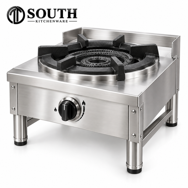 Bếp hầm đơn công nghiệp South Kitchenware góc chéo