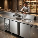  Tủ lạnh, tủ mát dưới quầy bar cho khách sạn, nhà hàng, bar và lounge 