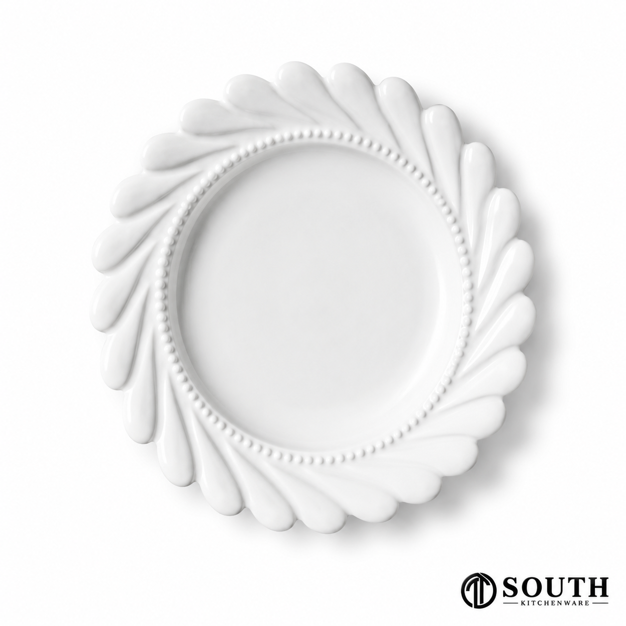  Đĩa tạo hình cánh hoa 19.5cm Fine Dining 