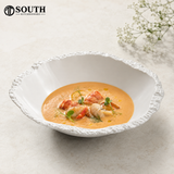  Đĩa soup tạo hình bất đối xứng 23cm Fine Dining 