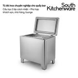  Tủ đá inox 2 lớp cho quầy bar khách sạn, nhà hàng, bar và lounge 
