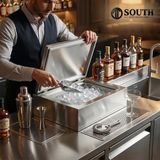  Tủ đá inox 2 lớp cho quầy bar khách sạn, nhà hàng, bar và lounge 