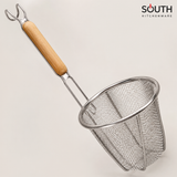  Vợt trụng hủ tiếu inox cán dài – miệng 14cm, dài 37cm/51cm 