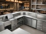  Quầy bar inox gia công theo yêu cầu cho khách sạn, nhà hàng, bar và lounge 