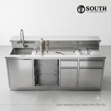  Quầy bar inox gia công theo yêu cầu cho khách sạn, nhà hàng, bar và lounge 