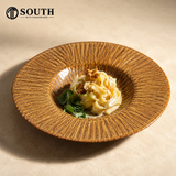  Đĩa pasta Rustic Brown 24cm 