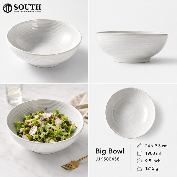 Tô lớn Big Bowl 24cm 1900ml JJK500458 South Kitchenware