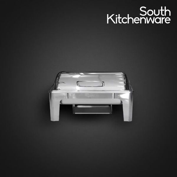  Nồi hâm buffet chữ nhật GN 1/1 Yufeh YH233 – Thân inox, dùng cồn 