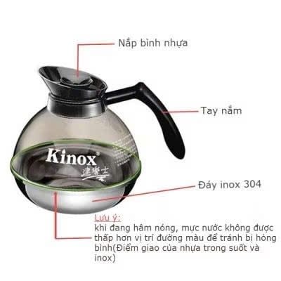  Bình hâm cà phê Kinox 1/2 inox dùng cho buffet, nhà hàng 