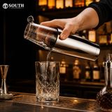  Bình lắc Boston inox kèm ly thủy tinh dùng pha chế 