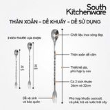  Muỗng khuấy pha chế inox 26cm và 32cm 