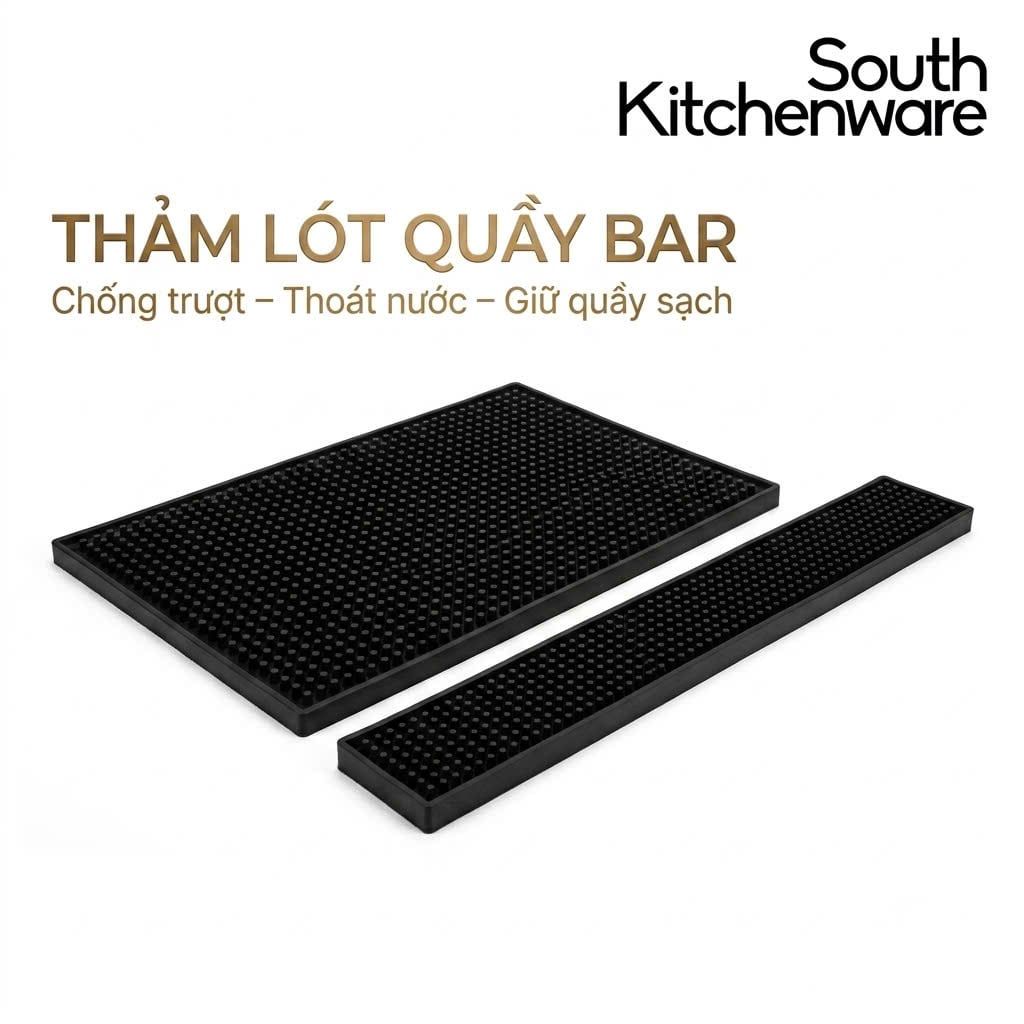  Thảm lót quầy bar chống trượt, thoát nước dùng pha chế – 2 kích thước 
