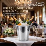  Xô ướp rượu inox miệng lớn kiểu chậu Âu – 2 màu 