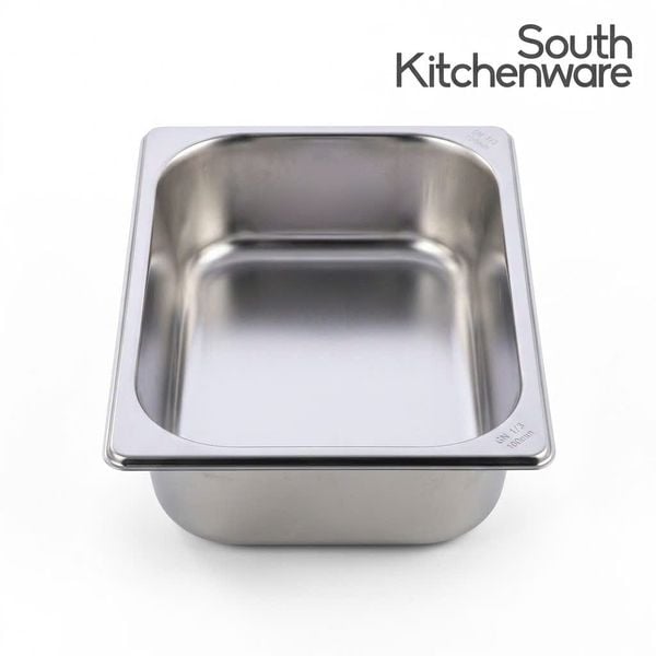 Khay inox GN 1/3 kích thước 327 x 176 mm