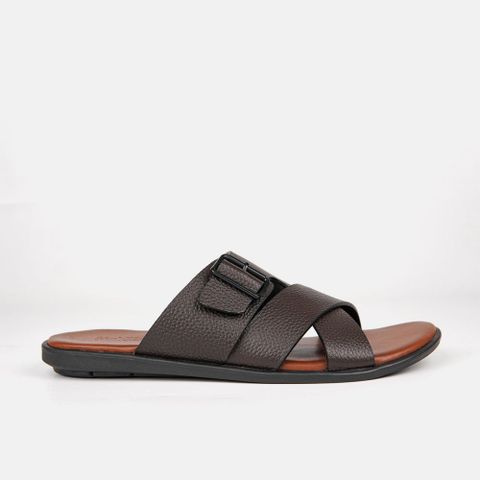 Dép nam da bò VINA THI - C71.TD015 (Size 44)