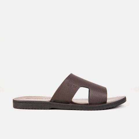 Dép nam da bò đế nguyên tấm C71.TD016-VINA THI