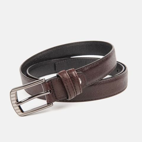 Nịt nam da bò đầu kim 2.5cm VINA THI - C69.TN063