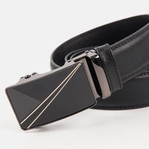 Nịt Da bò nam khoá tự động, nịt bản 3.5cm VINA GIẦY - C69.TN021