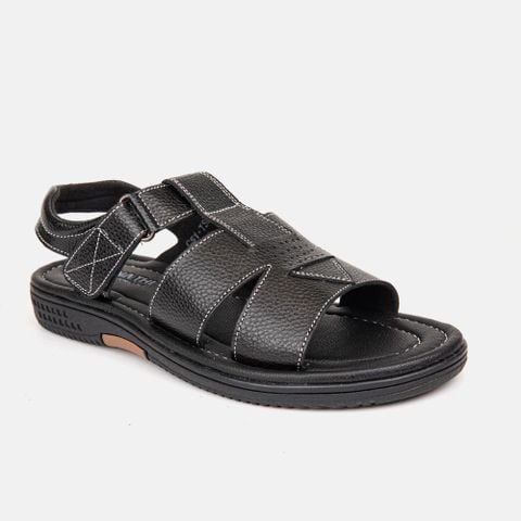 Sandal Nam da bò đế cao su C51.TS015