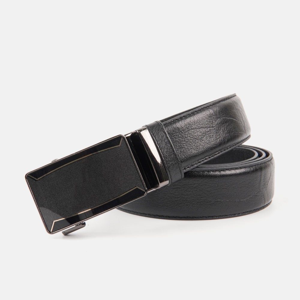Nịt Da bò nam khoá tự động 3.5cm VINA GIẦY - C69.TN016