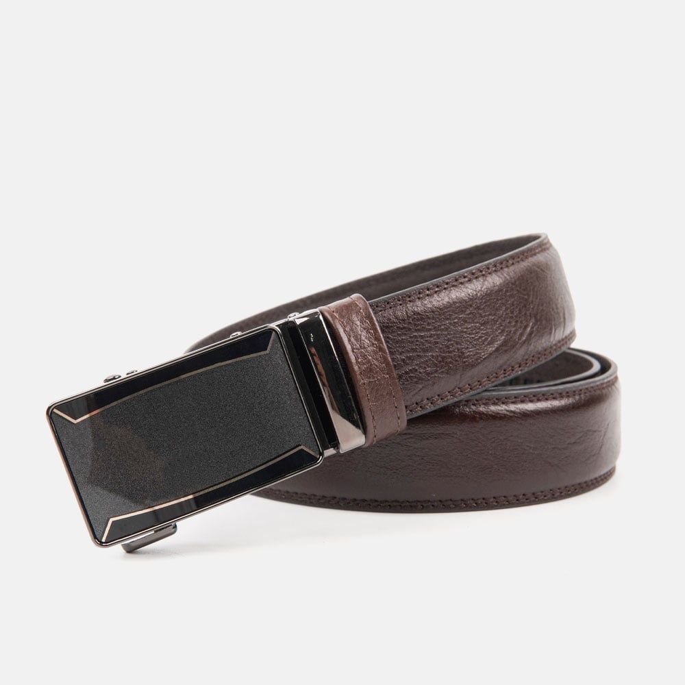 Nịt Da bò nam khoá tự động, nịt bản 3.5cm VINA GIẦY - C69.TN017