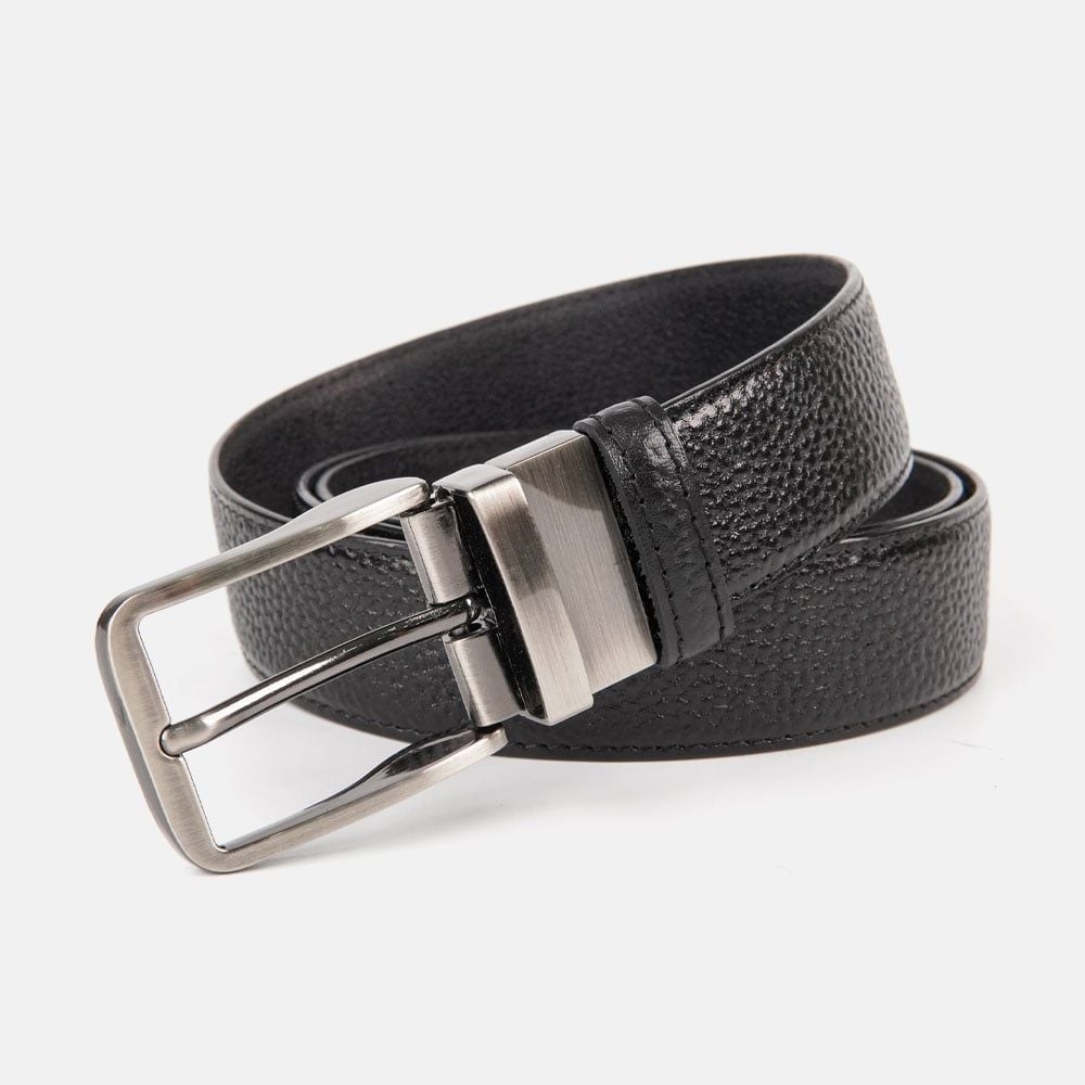 Nịt da bò khóa gài 3.5cm VINA GIẦY - C69.TN029