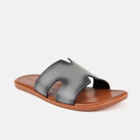 Dép nam da bò đế cao su VINA THI - C71.TD021