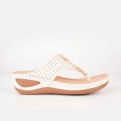 Dép kẹp nữ cao 5cm hoạ tiết hoa trang trí VINA THI - C54.ED021