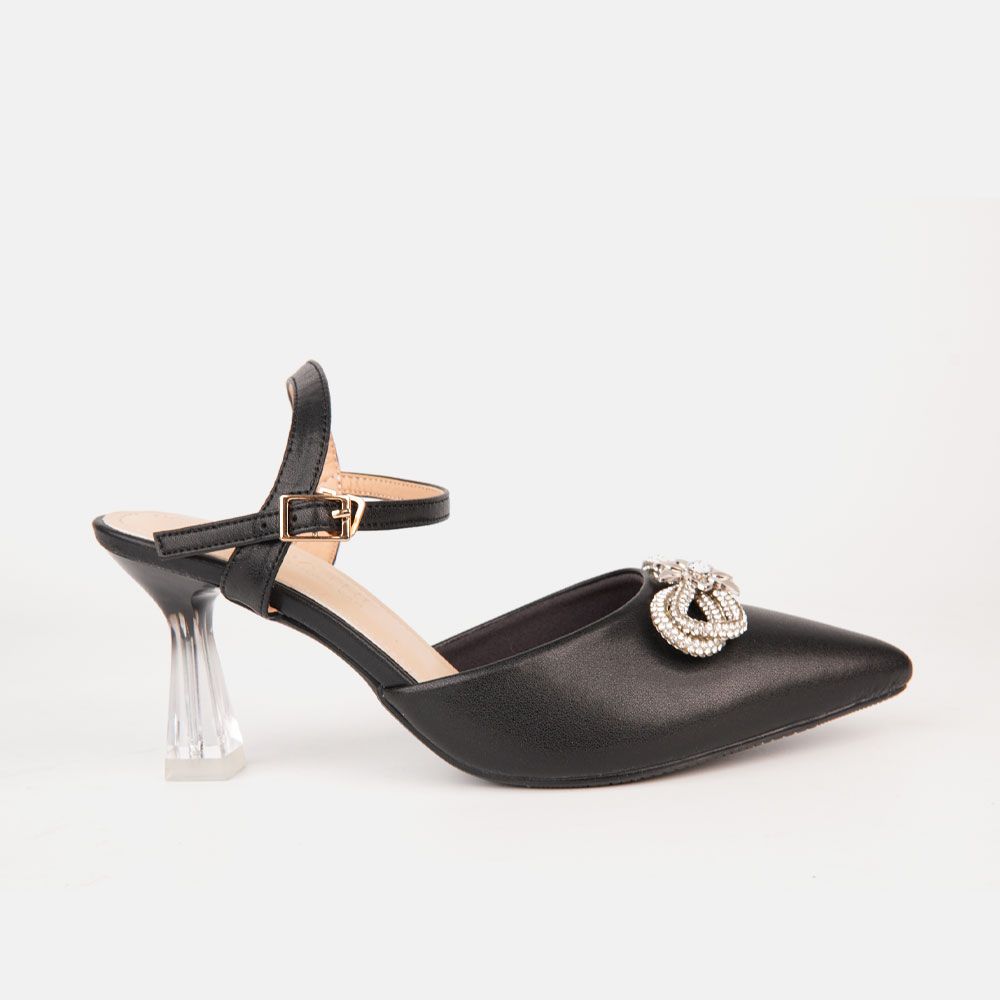 Giày nữ mũi nhọn hở gót 7cm VINA THI - C57.EG008