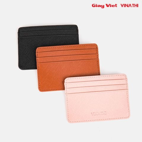 Ví đựng thẻ da bò VINA THI - C60.TV044