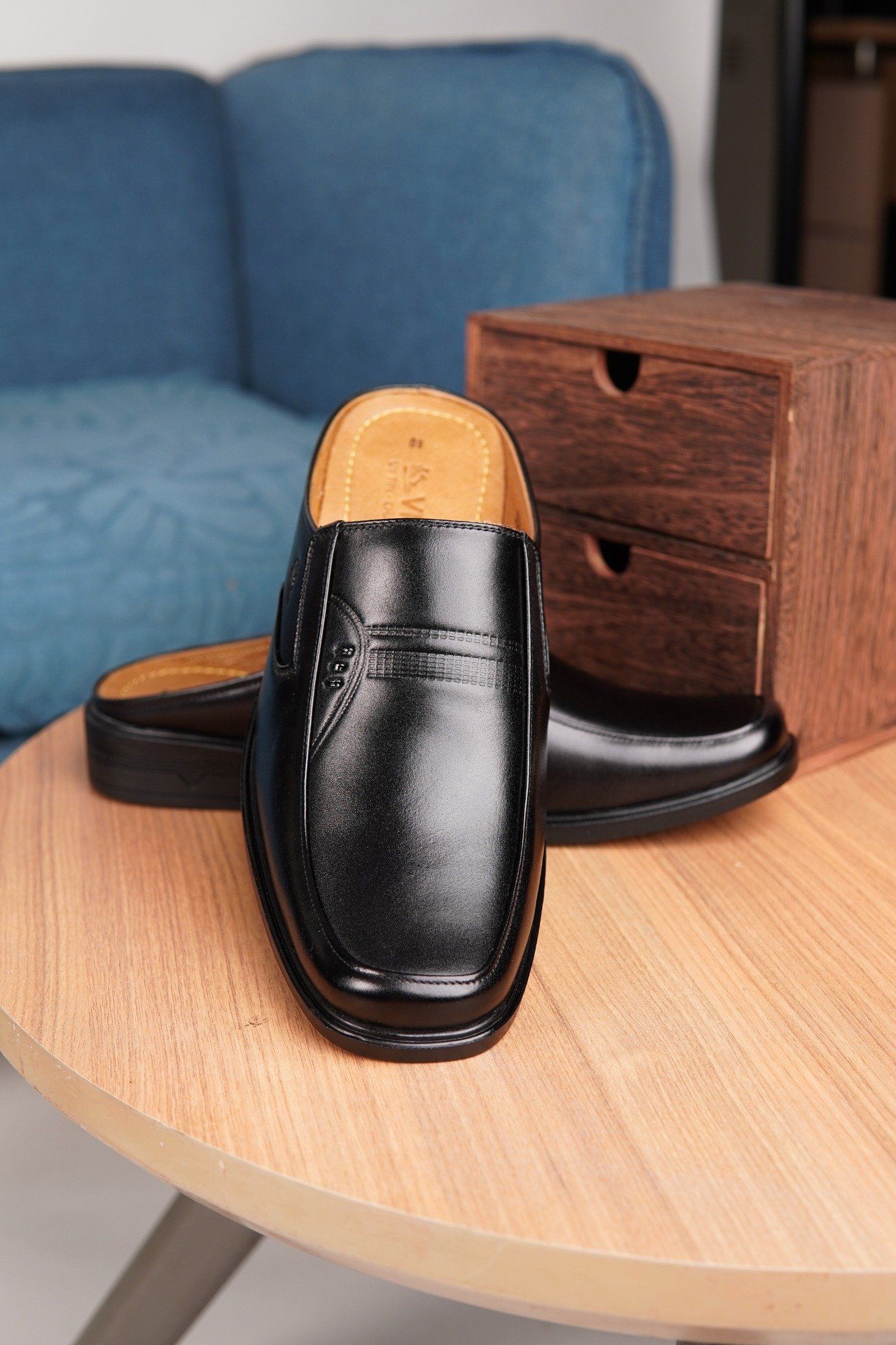 Sapo Nam da bò đế cao su VINATHI - C55.TA010