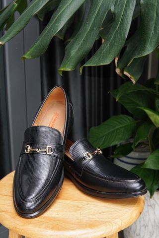 Giày tây Nam da bò khoá trang trí sang trọng - C55.TG008