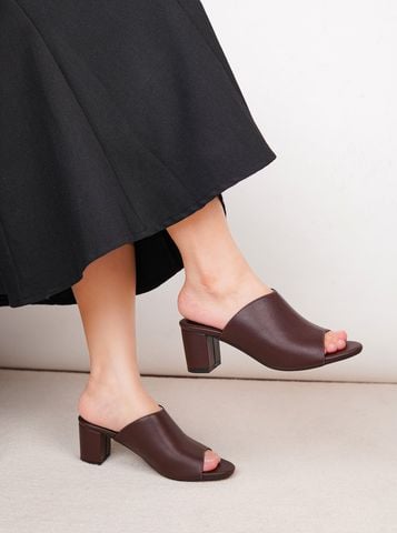 Guốc nữ đế 6cm bản bự sang trọng VINA THI - C57.ED032