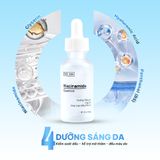  Combo Làm Sạch & Dưỡng Da 7 Sản Phẩm gồm: Tẩy Trang Keo Ong, Gel rửa mặt Amino Acid, Toner Vitamin B5, Tinh chất Hyaluronic - Niacinamide, kem dưỡng ngày Glutathione & kem đêm Arbutin 