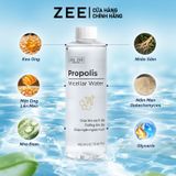  Nước tẩy trang Keo Ong làm sạch lớp trang điểm, bụi bẩn, hỗ trợ giảm mụn và dầu thừa cho cả da nhạy cảm 400ML - Propolis Micellar Water ZEE ZEE skincare 