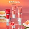 Combo Môi Yêu Son dưỡng hồng môi Lựu Đỏ+ Bưởi Hồng + Tẩy da chết môi Bưởi Hồng giúp đều màu  ZEE ZEE dạng tuýp 6g + 10g Skincare cho Nữ 