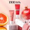  Combo Môi Căng Son dưỡng hồng môi Lựu Đỏ + Bưởi Hồng ZEE ZEE dạng tuýp 6g x 2  Skincare cho Nữ 