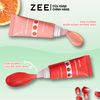  Combo Môi Căng Son dưỡng hồng môi Lựu Đỏ + Bưởi Hồng ZEE ZEE dạng tuýp 6g x 2  Skincare cho Nữ 